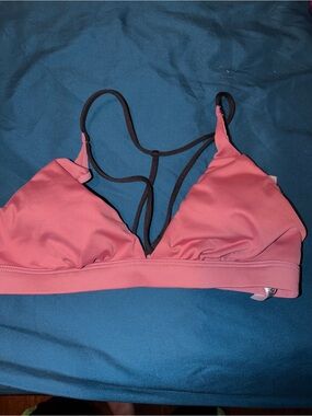 Pink Strappy Triangle Bralette - Women's Intimates